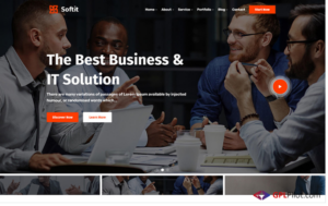 Softit - IT Solution Services and Technology Responsive Website Template