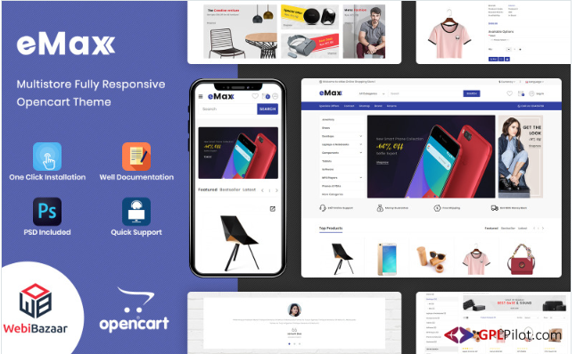 eMax - Shopping Mall OpenCart Template 1 eMax - Shopping Mall OpenCart Template
