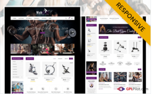 Fitness Life - Gym Equipment Store OpenCart Template