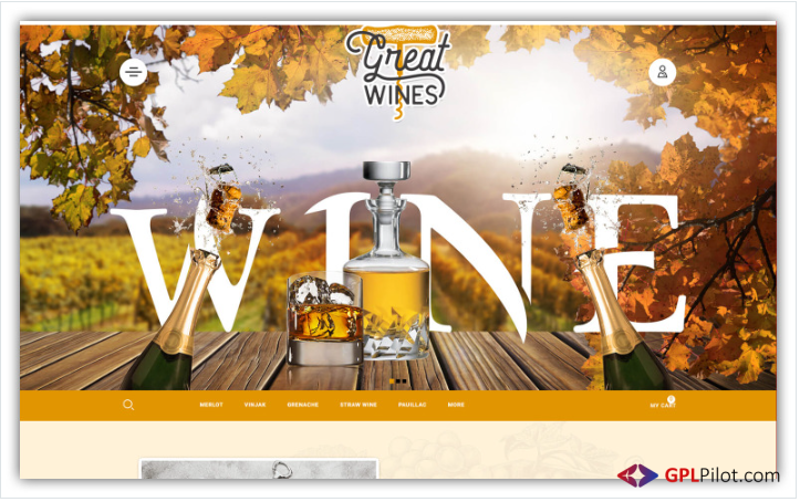 Greatwine - Wine Store OpenCart Template 1 Greatwine - Wine Store OpenCart Template