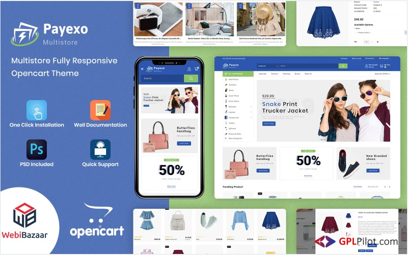 Payexo The Best Fashion Store OpenCart Template 1 Payexo The Best Fashion Store OpenCart Template