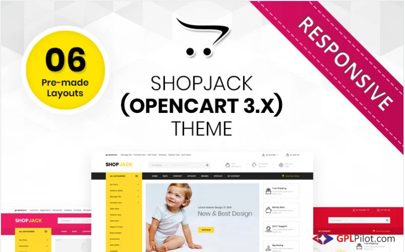 Shopjack - The Mega Multishop Responsive OpenCart Template