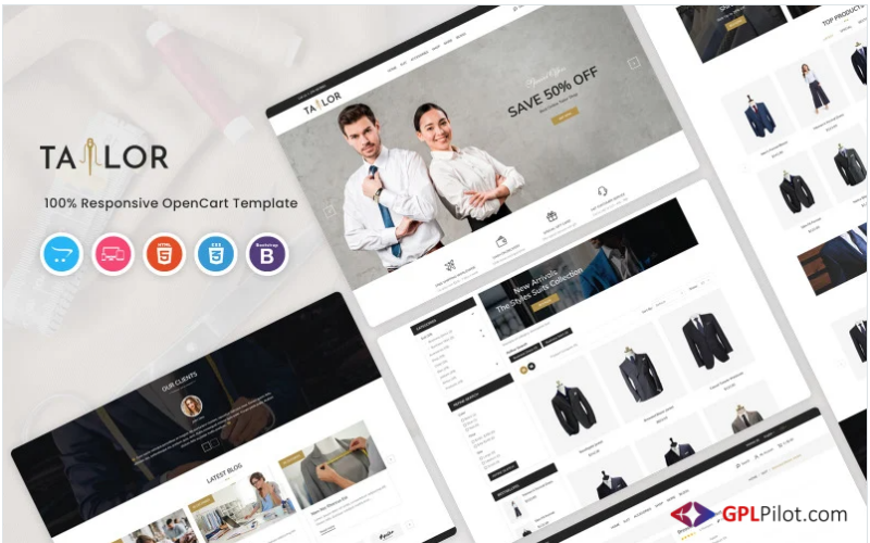 Tailor - Fashion OpenCart Template