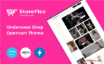 StoreFlex Lingerie Website Template for Underwear Shop OpenCart Template