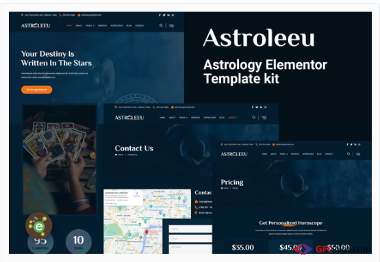 Astroleeu - Astrology & Numerology Elementor Template Kit 1 Astroleeu - Astrology & Numerology Elementor Template Kit