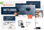 BattleBugs - Pest Control Service Elementor Template Kit