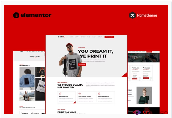 D-Shirt - T Shirt Design & Printing Elementor Pro Full Site Template Kit 1 D-Shirt - T Shirt Design & Printing Elementor Pro Full Site Template Kit