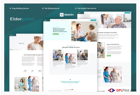 Eldergarten - Elder Care & Senior Home Elementor Pro Template Kit 1 Eldergarten - Elder Care & Senior Home Elementor Pro Template Kit