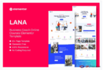 Lana - Business Coach Online Course Elementor Template Kit