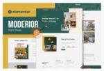 Moderior - Interior Design Elementor Template Kit