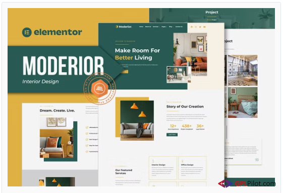 Moderior - Interior Design Elementor Template Kit 1 Moderior - Interior Design Elementor Template Kit