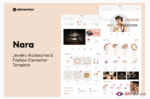 Nara - Jewelry Accessories Store Template Kit