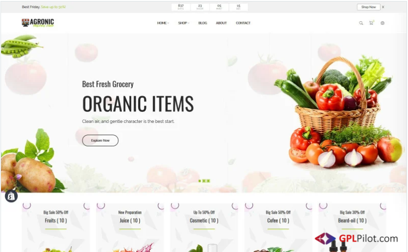 Agronic – Organic Shop Shopify Theme