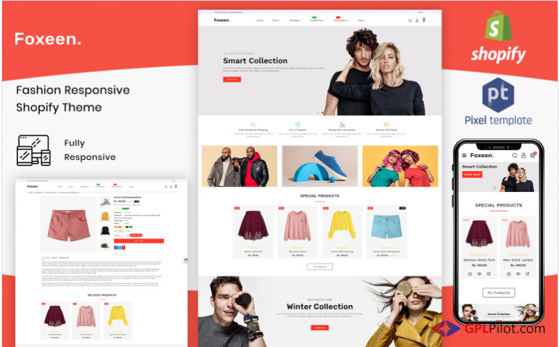 Foxeen - Modern Fashion Shopify Template