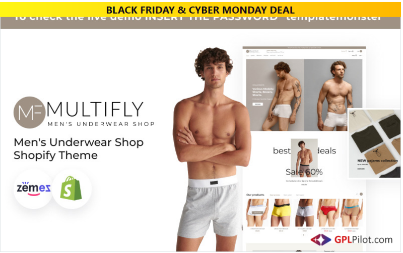 Multifly Men's Underwear Shop Shopify Theme