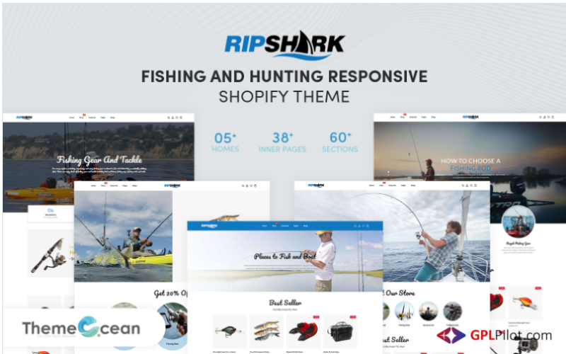 Ripshark - Fishing And Hunting Responsive Shopify Theme