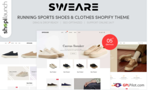 Sweare - Running Shoes, Sports Shoes & Clothes Shopify Theme
