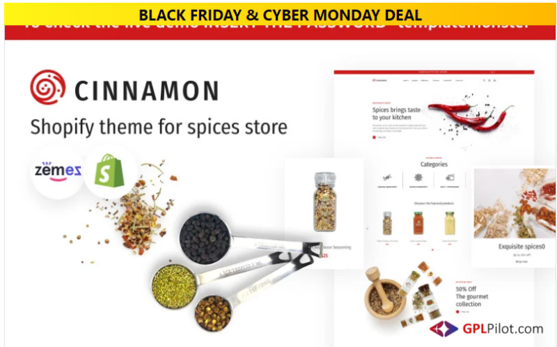 Cinnamon - Shopify Theme for Spices and Herbs