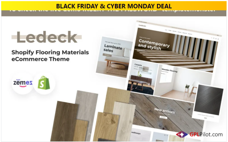 Ledeck - Shopify Flooring Materials eCommerce Theme