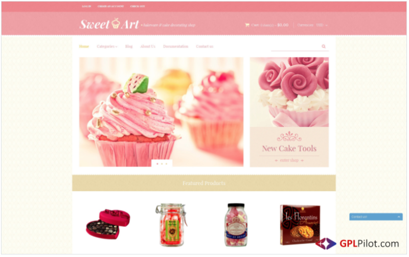 Sweet Shop - Free Responsive Shopify Theme