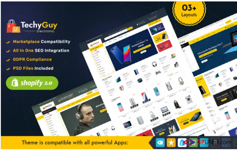 TechyGuy - Electronics and Computers Multipurpose Shopify Responsive Theme