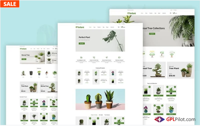 Terlant - Nursery Flower Plant Shopify Theme