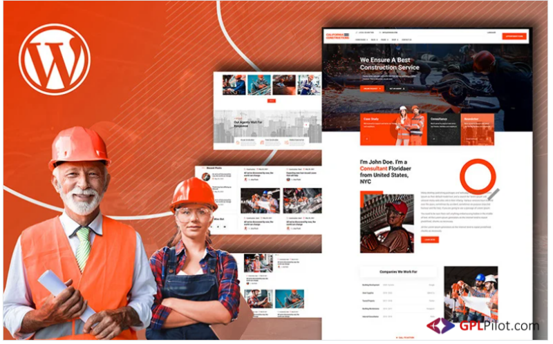 Cali Constructions | Construction & Tools Shop WordPress Theme