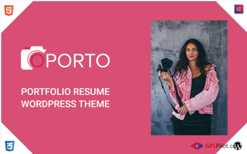 oPorto - Responsive Personal Portfolio Resume WordPress Theme