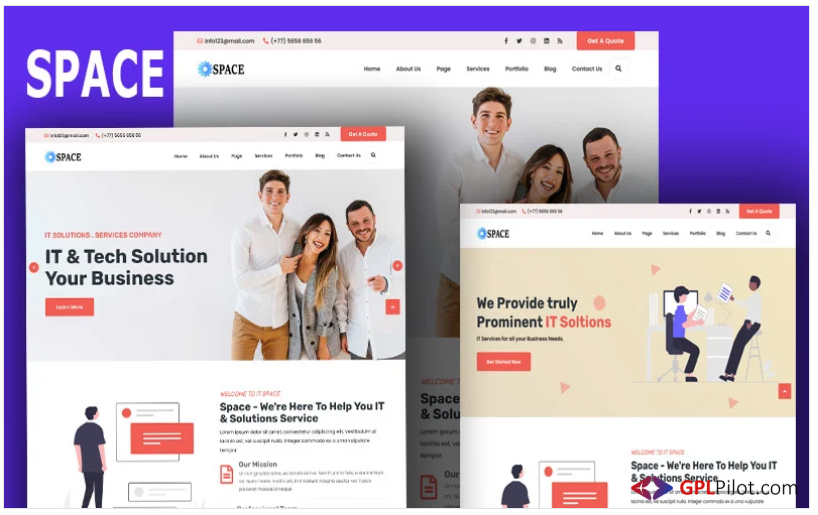 Space- Technology & IT Solutions Wordpress Theme 1 Space- Technology & IT Solutions Wordpress Theme