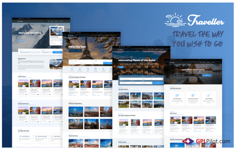 Traveller - Tour & Travel WordPress Theme