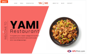 Yami - Foods & Restaurant WordPress theme