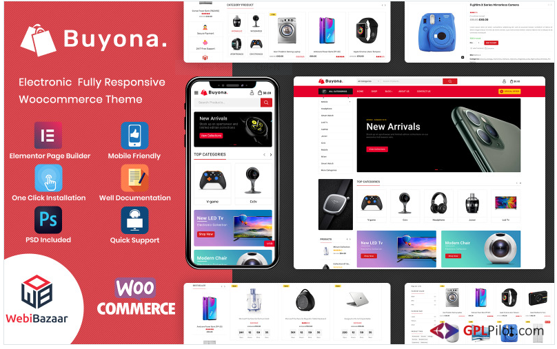 Buyona - Multipurpose Electronic WooCommerce Theme 1 Buyona - Multipurpose Electronic WooCommerce Theme