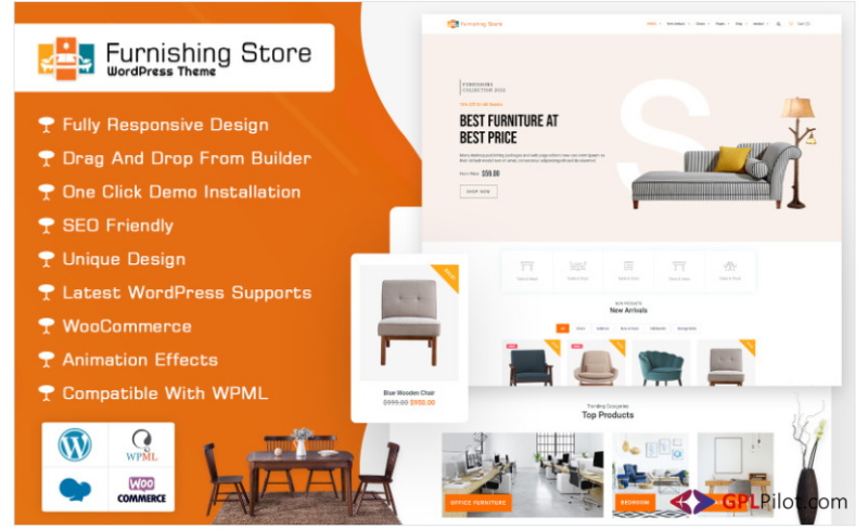 Furnishing WooCommerce Store