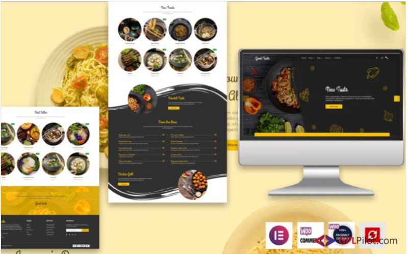 GoodTaste - The Elementor Restaurant WooCommerce theme