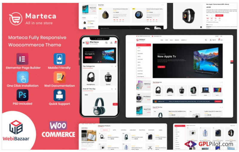 Marteca - Multipurpose Responsive WooCommerce Theme