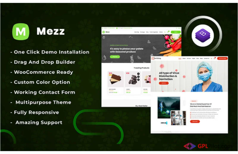 Mezz-Senitizing Responsive WordPress Theme