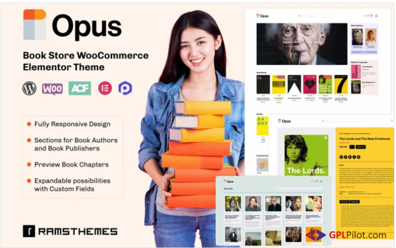 OPUS - Book Store WooCommerce Theme