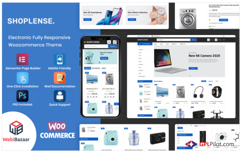 Shoplense - Electronics Premium WooCommerce Theme