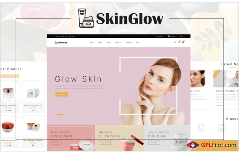 Skinglow - Cosmetic Multipurpose Woocommerce Theme