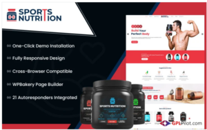 Sports Nutrition Store WooCommerce Theme