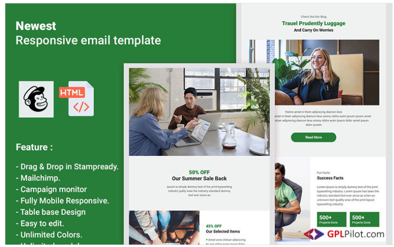 Newest - Html Responsive Email Template