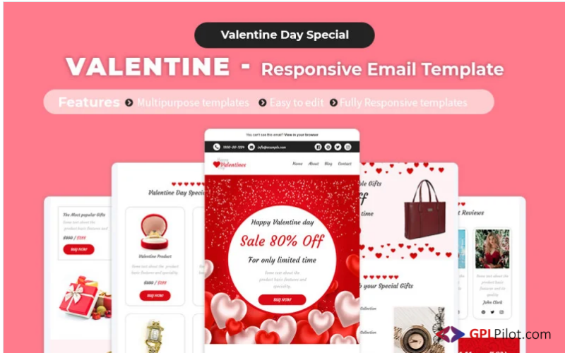 Valentine's Day - Responsive Email Template