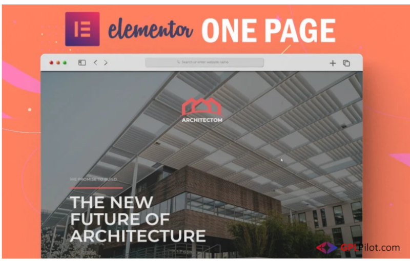 Architectom Elementor Landing Page(m)