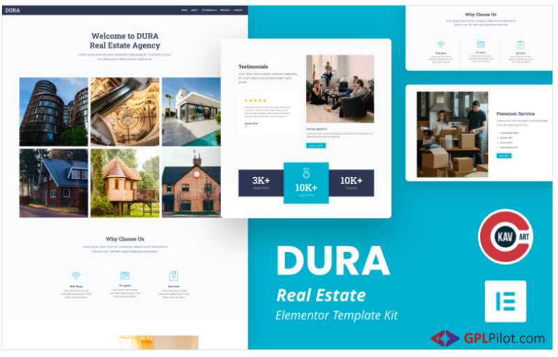 Dura - Real Estate Elementor Kit(m)