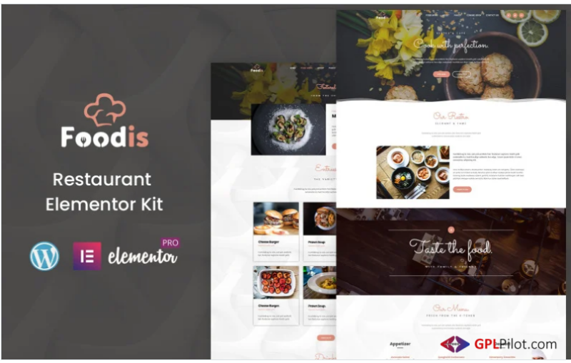 Foodis - Reataurant Ready to Use Elementor Kit(m)