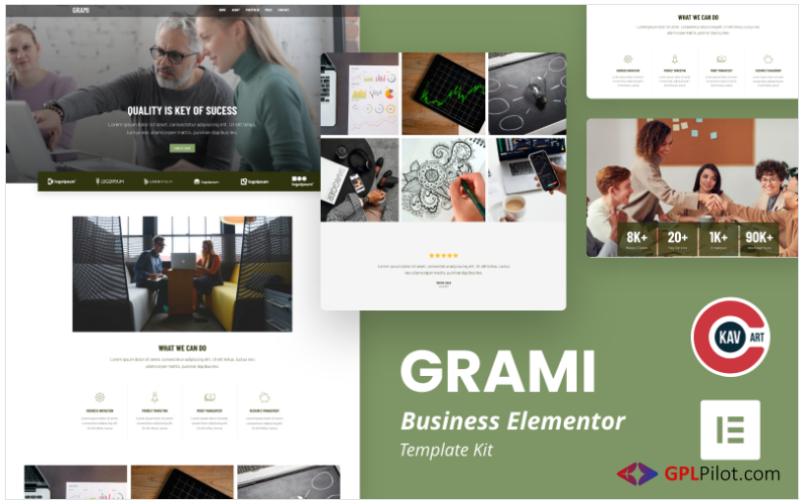 Grami - Business Elementor KGrami - Business Elementor Kit(m)