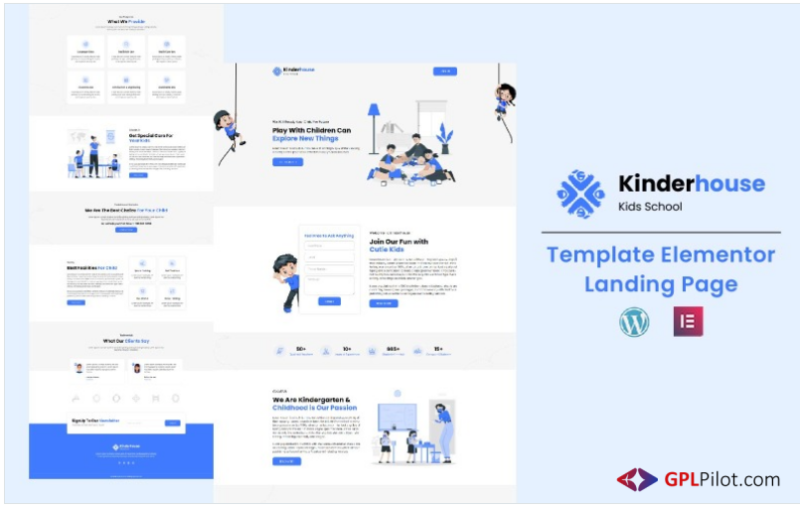 Kinderhouse - Kids school Elementor Template(m)