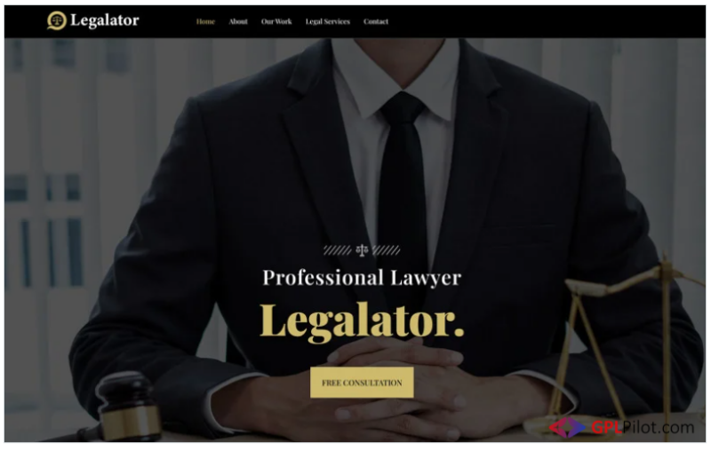 Legalator Professional Lawyer Elementor Template Kits(m)