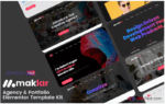 Maklar - Agency & Portfolio Elementor Pro Template Kits(m)