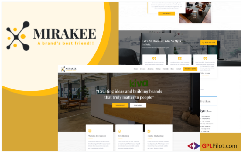 Mirakee - A Multipurpose Elementor Template Kit(m)